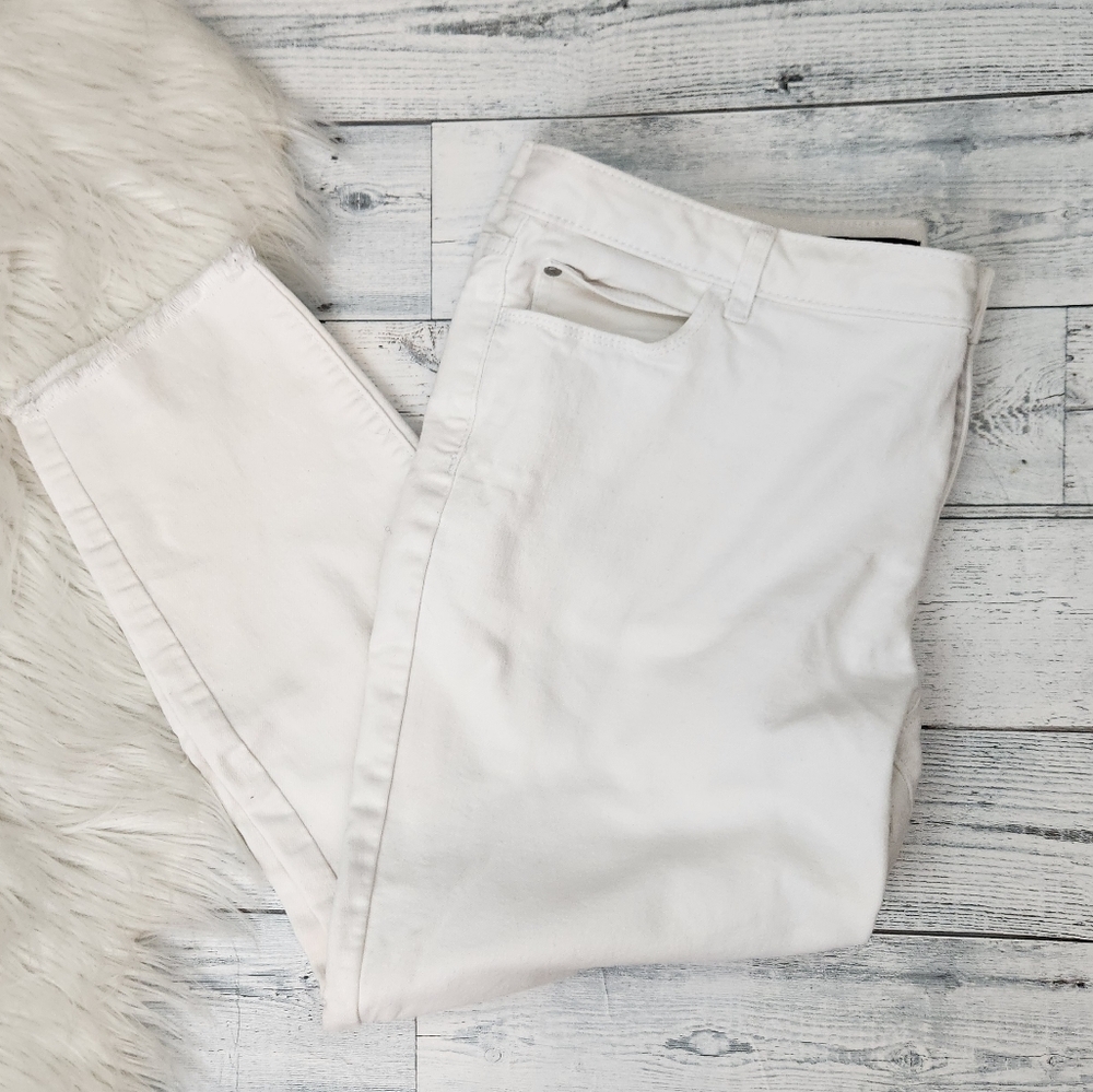 Simply Vera Vera Wang White Jeans